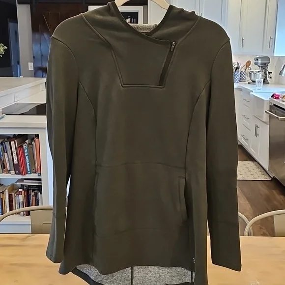 Title Nine Olive Green Pullover Hoodie - Picture 9 of 13